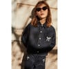 Mariane Denim Shirt, Dark Blue - Blouses - 4 - thumbnail