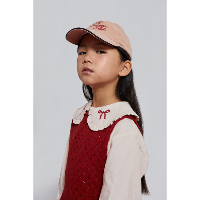 Felicia Knot Blouse, Light Pink - Blouses - 3