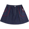 Cecilia Denim Skirt, Blue - Skirts - 1 - thumbnail