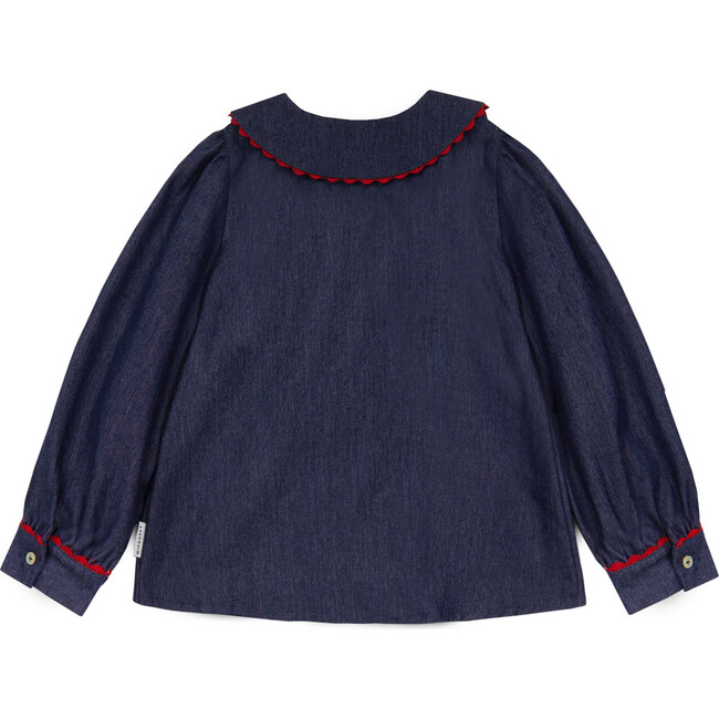 Cecilia Denim Blouse, Blue