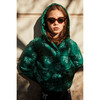Gaia Flower Jacket, Emerald Green - Jackets - 4