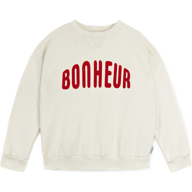 Bonheur Felpa Sweatshirt, Ecru