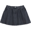 Andrea Denim Skirt, Grey - Skirts - 1 - thumbnail