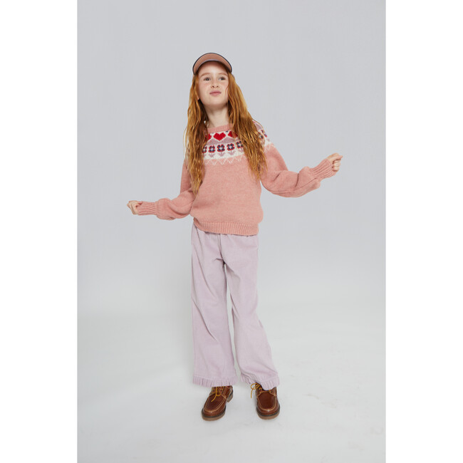 Cuore Corduroy Pant, Mauve - Pants - 4