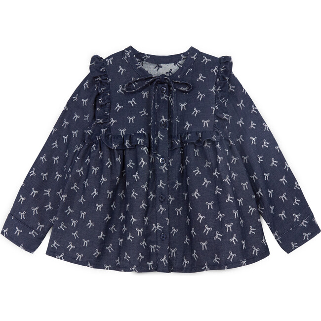 Amandine Blouse, Dark Blue