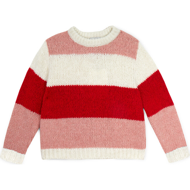 Alina Sweater, Ecru/Nude