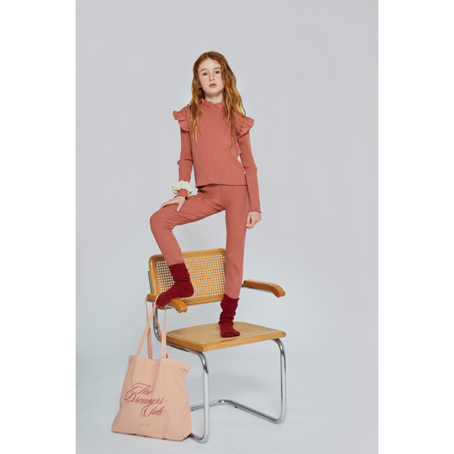 Charlotte Flamé Legging, Faded Rose - Pants - 3