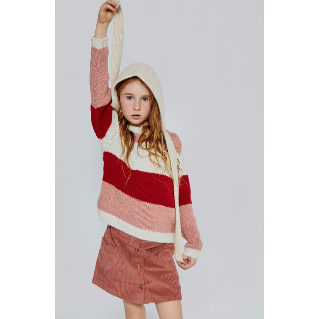Cuore Corduroy Skirt, Faded Rose - Skirts - 4