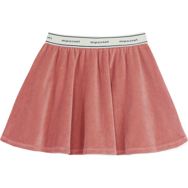 Aurora Velvet Skirt, Faded Rose