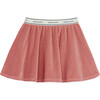 Aurora Velvet Skirt, Faded Rose - Skirts - 1 - thumbnail