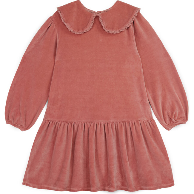 Aurora Velvet Dress, Faded Rose