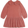 Aurora Velvet Dress, Faded Rose - Dresses - 1 - thumbnail