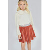 Aurora Velvet Skirt, Faded Rose - Skirts - 2