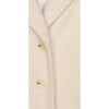 Ada Teddy Point Lapel Long Coat, Beige - Jackets - 4 - thumbnail