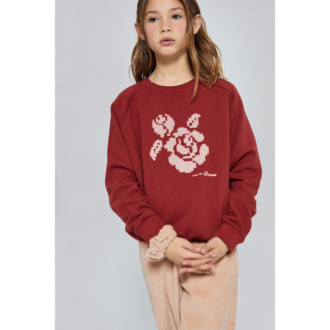 Adela Felpa Sweatshirt, Rio Red - Sweatshirts - 3