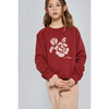 Adela Felpa Sweatshirt, Rio Red - Sweatshirts - 3