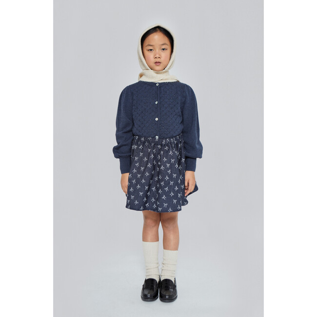 Amandine Skirt, Dark Blue - Skirts - 4