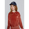 Aurora Velvet Sweatshirt, Faded Rose - Sweatshirts - 3 - thumbnail