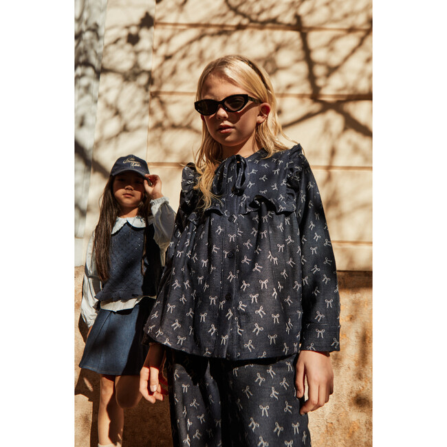 Amandine Pant, Dark Blue - Pants - 5