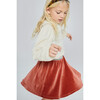 Aurora Velvet Skirt, Faded Rose - Skirts - 3