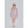 Aurora Velvet Dress, Mauve - Dresses - 2 - thumbnail