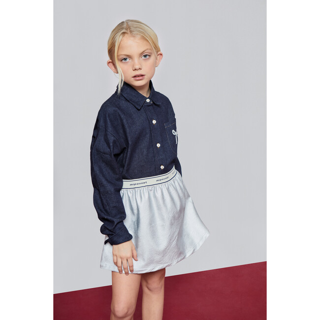 Bea Skirt, Silver - Skirts - 3