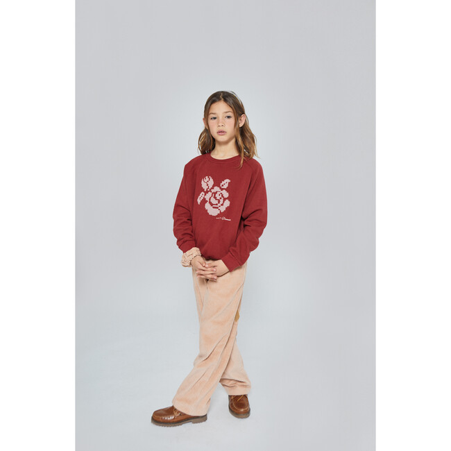 Adela Felpa Sweatshirt, Rio Red - Sweatshirts - 4