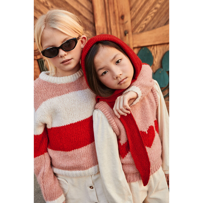 Alina Sweater, Ecru/Nude - Sweaters - 5