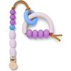 Plum Arch Ring Teether + Clip Set - Teethers - 1 - thumbnail