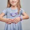 Plum Daisy Sensory Bracelet - Bracelets - 2 - thumbnail