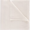 Scallop Trimmed Rib Knit Blanket Ivory - Blankets - 1 - thumbnail