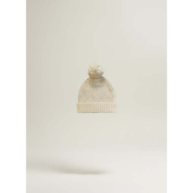 The Aspen Cashmere Baby Beanie, Cream