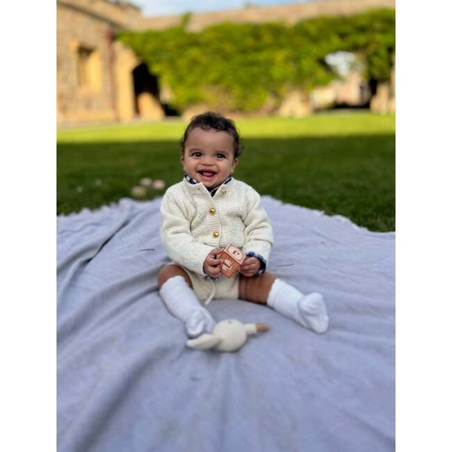 The Aspen Cashmere Baby Bloomer, Cream