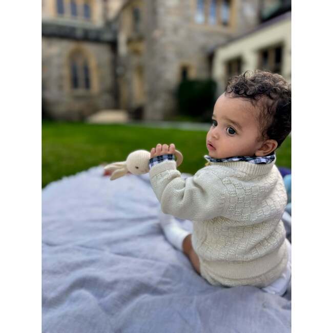The Aspen Cashmere Baby Cardigan, Cream