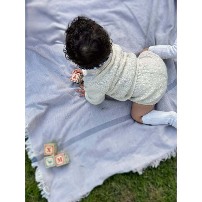 The Aspen Cashmere Baby Bloomer, Cream - Bloomers - 3