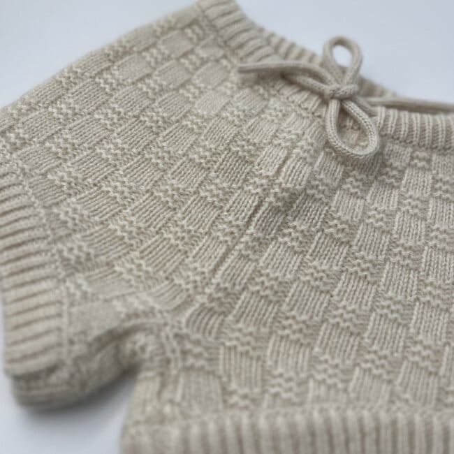 The Aspen Cashmere Baby Bloomer, Cream - Bloomers - 4