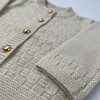 The Aspen Cashmere Baby Cardigan, Cream - Cardigans - 4