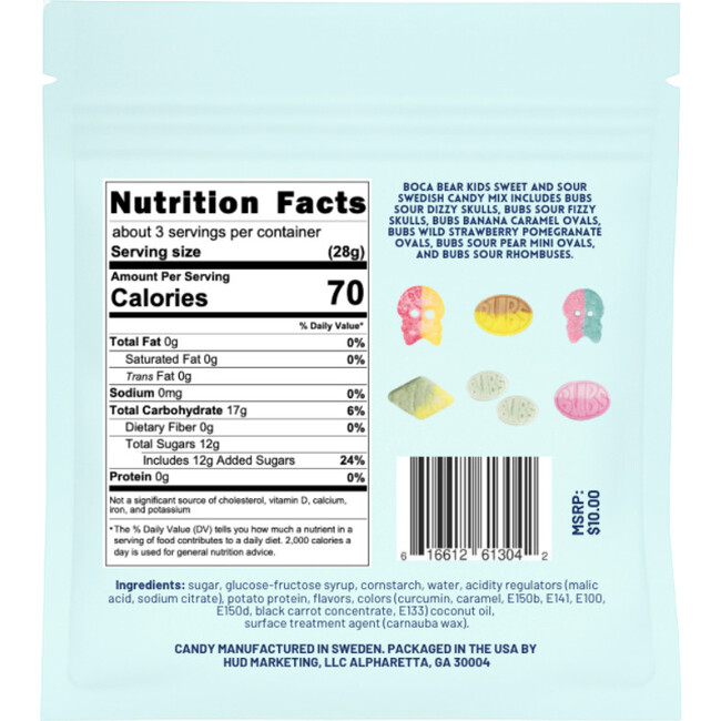 Swedish Candy Sampler Mix, With BUBS - Favors - 3