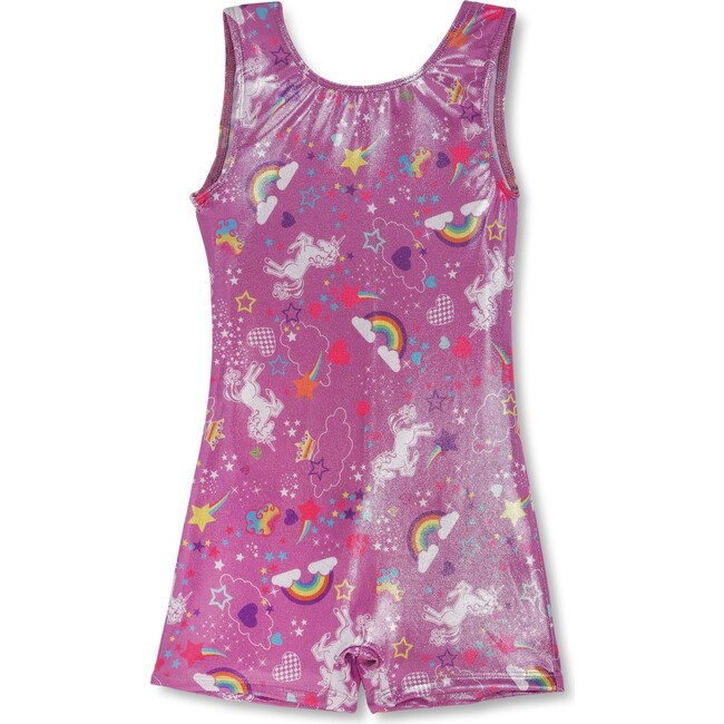 Lavender Unicorn Shimmer Biketard