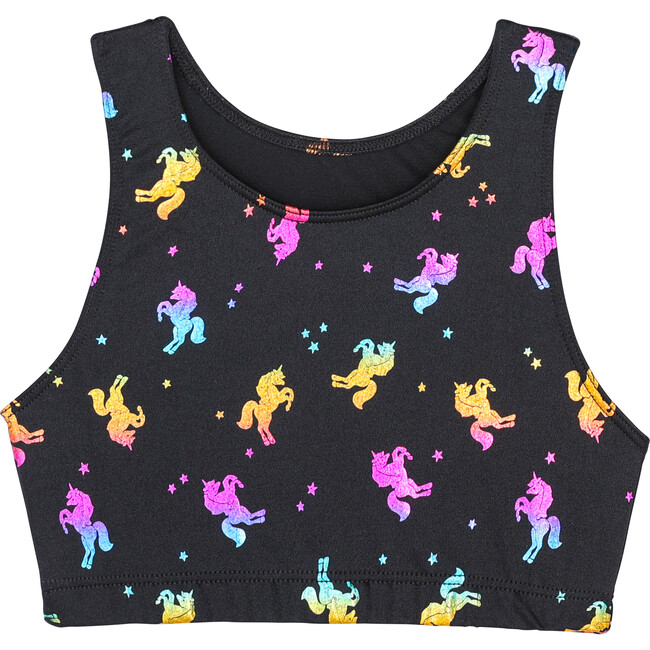 Holographic Unicorns Sports Bra Crop