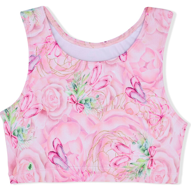 Ballet Bows Sports Bra Crop