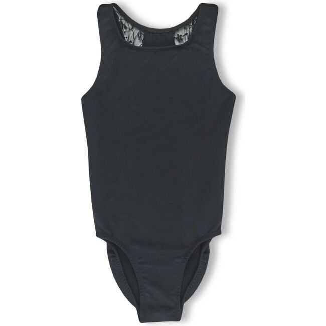 Power Ballet Black Racer Back Leotard