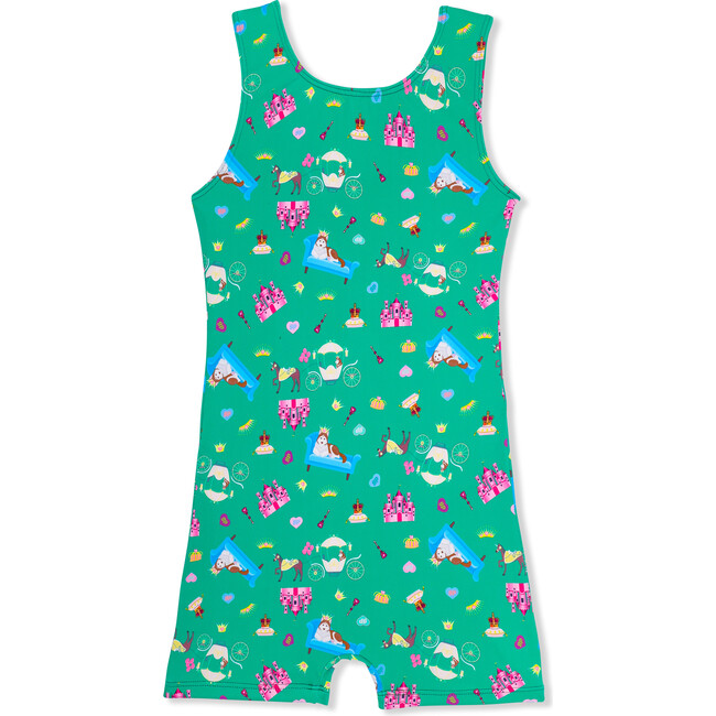 Princess Lilly Sleeveless Biketard, Green - Leotard - 1