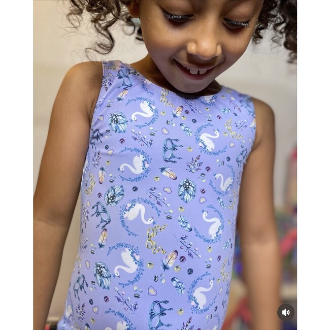 Swan Lake Sleeveless Leotard, Lavender