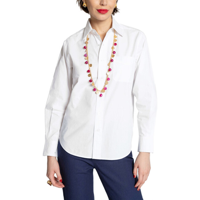 Women's Perfect White Button Down, White