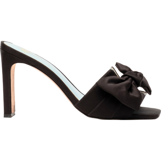 Hillary Satin Heel, Black