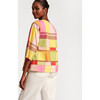 Women's Easy Top Colorblock Plaid, Yellow/Multi - T-Shirts - 2 - thumbnail