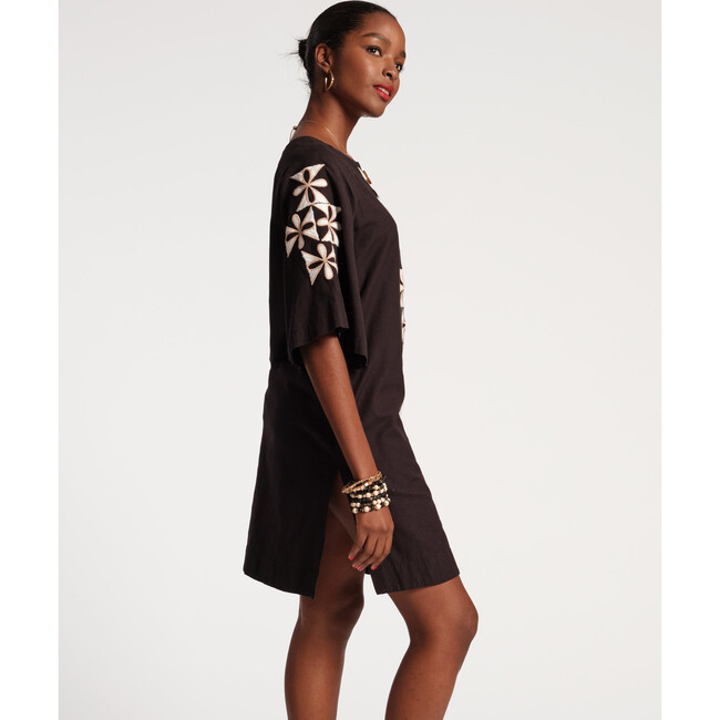 Women's Charming Caftan Mini Gambit, Black/Multi