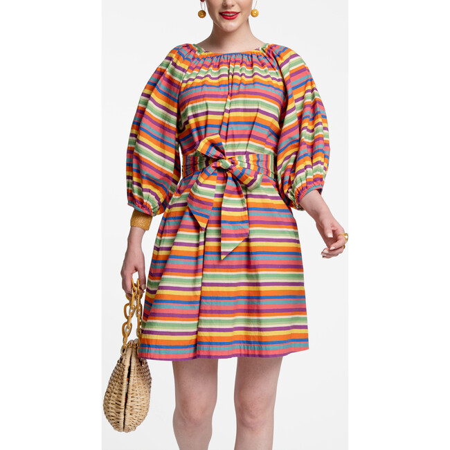 Women's Bliss Mini Dress Candy Stripe, Multi - Dresses - 2