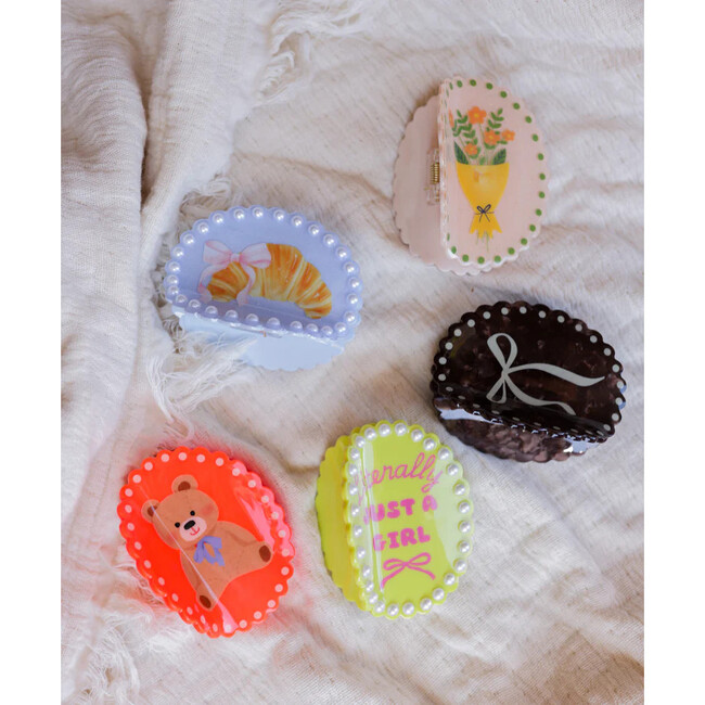 Kaxi Framed Eclectic Claw, Bow - Hair Accessories - 4